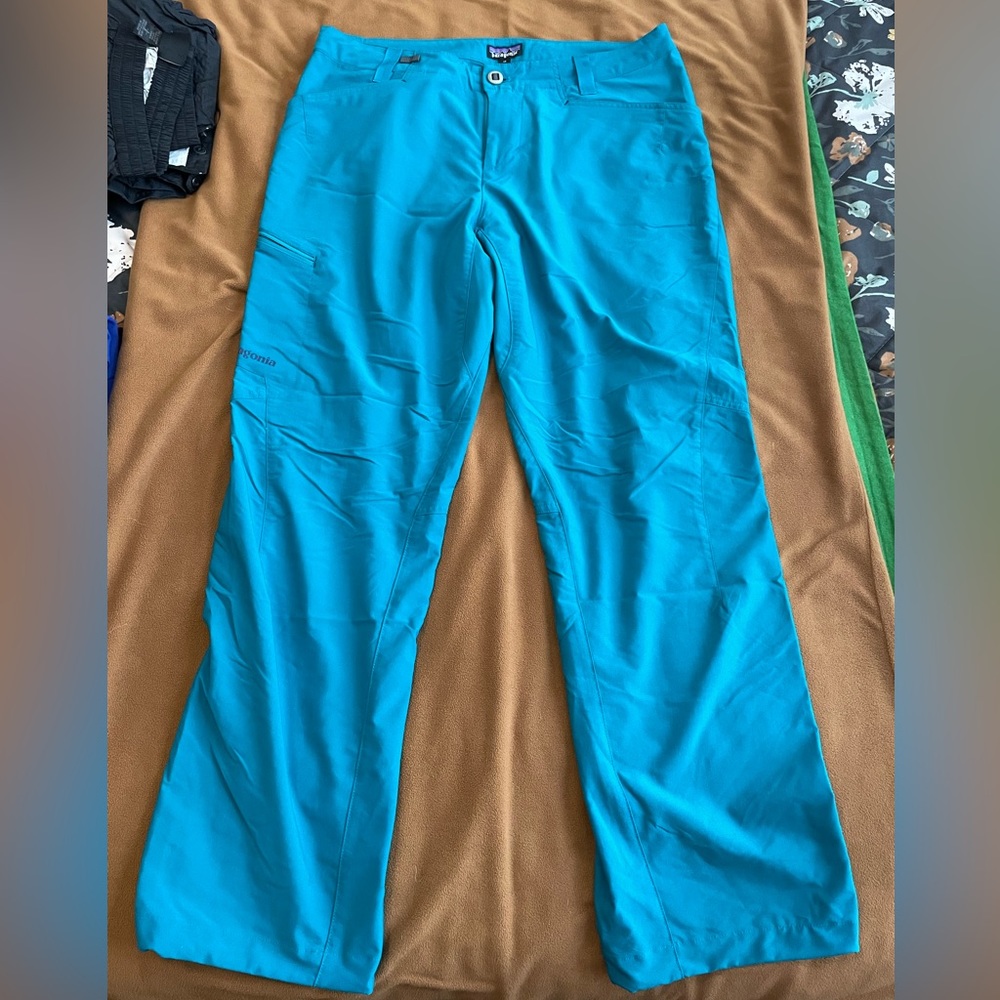 Patagonia Women’s RPS Rock Pants size 14 Elwha Blue